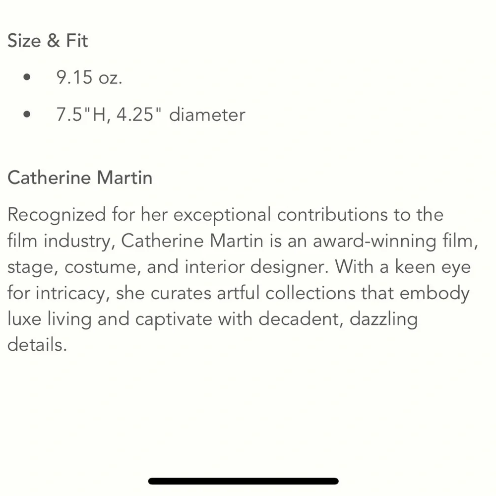 Catherine Martin x Anthropologie wine glass - Picture 6 of 9